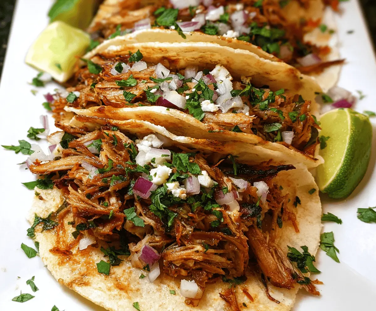 Easy Crispy Slow Cooker Carnitas: Perfect for Tacos & More